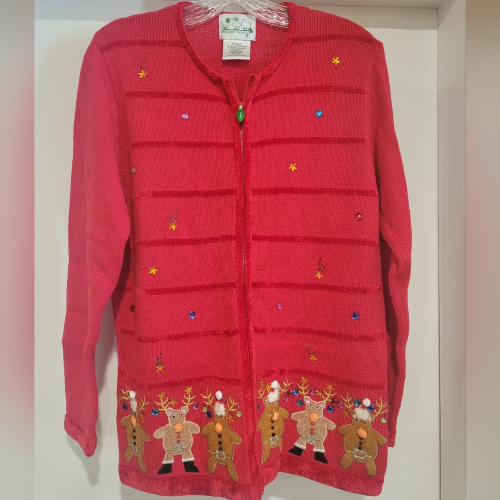 Vintage Quacker Factory Christmas Sweater